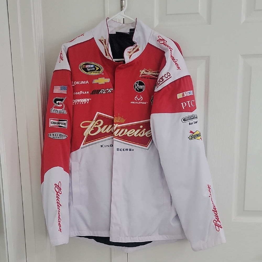 Budweiser #29 Kevin Harvick - Red and White CHASE AUTHENTICS NASCAR JACKET & HAT